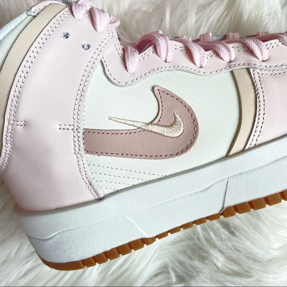 Nike Dunk High Up Pink Oxford W8.5 DH3718-102 NIB